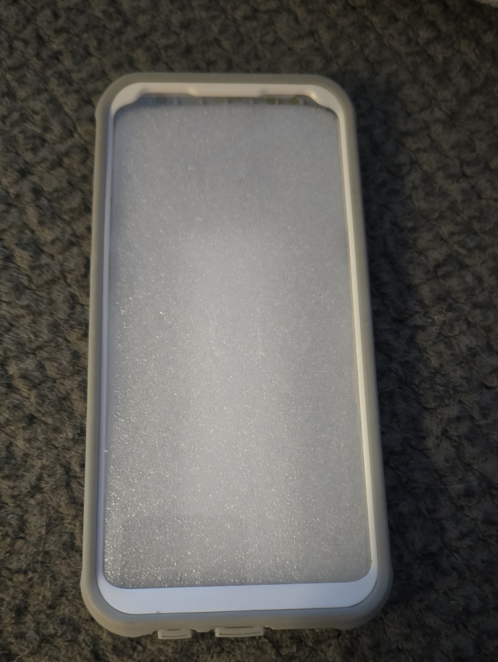 White Protective Phone Case with Screen Protector
